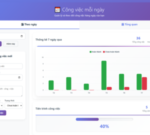 App script quản lý công việc mỗi ngày