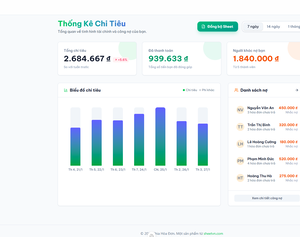 Ứng dụng chia hóa đơn thông minh tích hợp AI