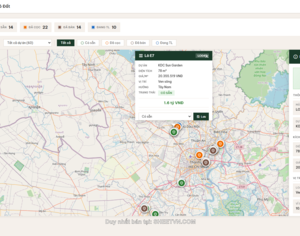 App script quản lý bất động sản phân lô đất nền với bản đồ trực quan