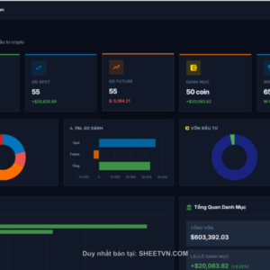 App script quản lý đầu tư crypto kết hợp phân tích và lấy dữ liệu từ Binance